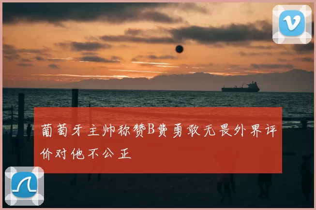 葡萄牙主帅称赞B费勇敢无畏外界评价对他不公正