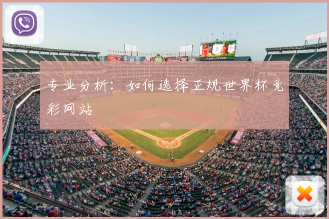 专业分析：如何选择正规世界杯竞彩网站