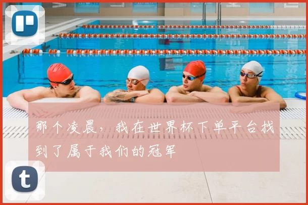 那个凌晨,我在世界杯下单平台找到了属于我们的冠军